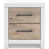 Charbitt Full Panel Bed with Dresser and 2 Nightstands in Two-tone from Ashley - Luna Furniture