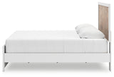 Charbitt King Panel Bed with Dresser in Two-tone - PKG016641