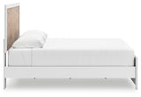 Charbitt King Panel Bed with Dresser in Two-tone - PKG016641