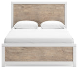 Charbitt Queen Panel Bed with Dresser and Nightstand in Two-tone from Ashley - Luna Furniture