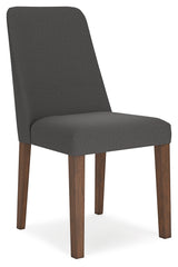 Charcoal/Brown Lyncott Dining Table and 4 Chairs - PKG015475