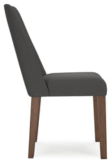 Charcoal/Brown Lyncott Dining Table and 4 Chairs - PKG015483