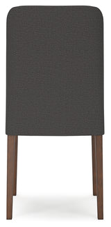 Charcoal/Brown Lyncott Dining Table and 4 Chairs - PKG015483