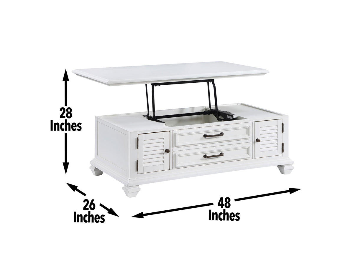 Charlestown 3-Piece Lift-Top Occasional Set (Lift-Top Cocktail & Two End Tables) - SET | CT100C | CT100E(2)