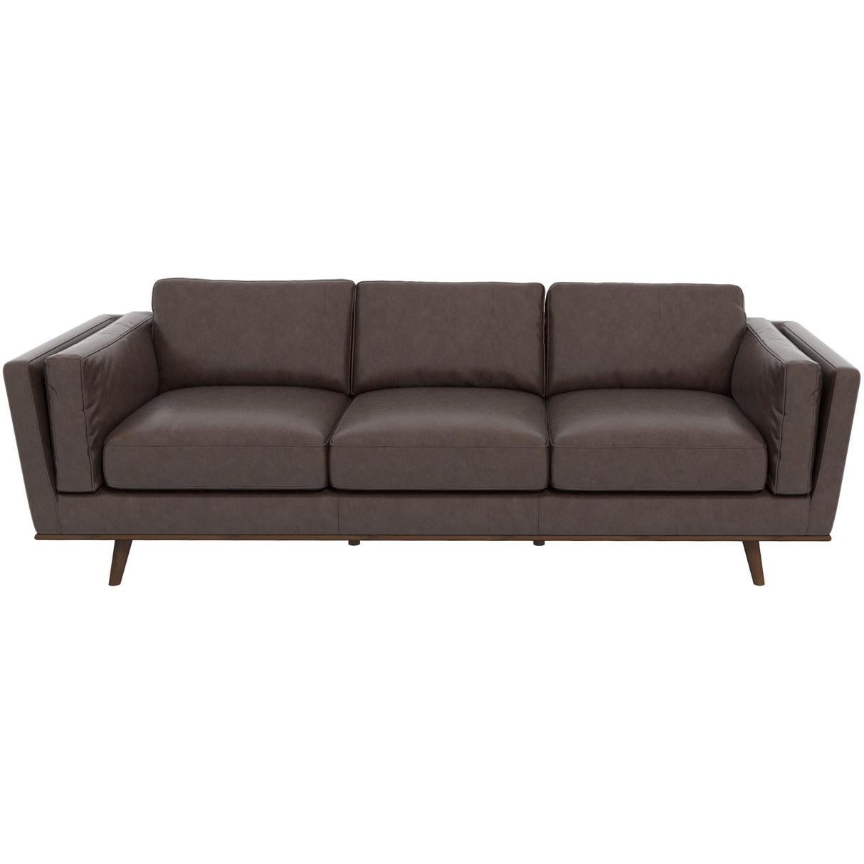 Chase Leather Sofa (Brown) - SOF00101502