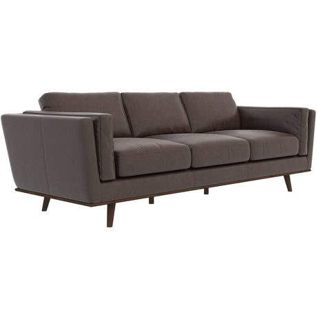 Ferre Brown Genuine Leather Sofa from Midinmod - Luna Furniture