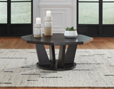 Chasinfield Coffee Table with 1 End Table in Dark Brown from Ashley - Luna Furniture