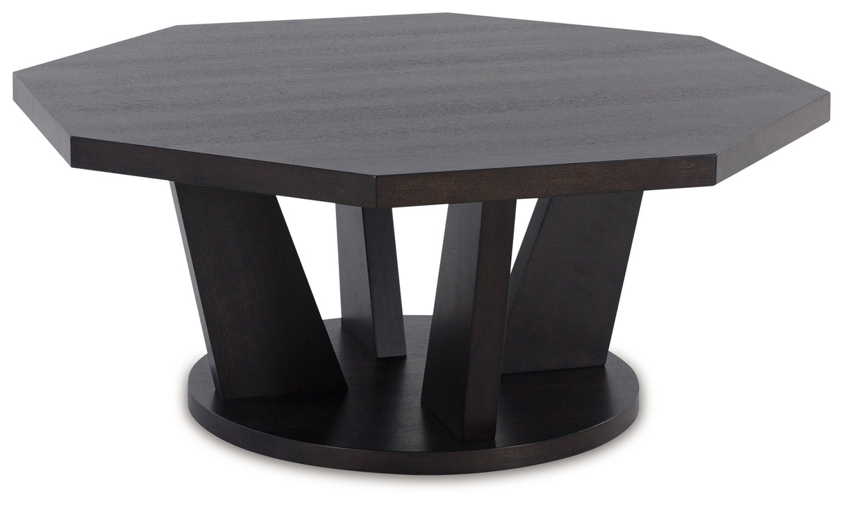 Chasinfield Coffee Table with 1 End Table in Dark Brown from Ashley - Luna Furniture