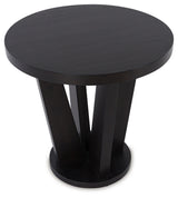 Chasinfield Coffee Table with 1 End Table in Dark Brown from Ashley - Luna Furniture