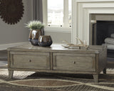 Chazney Coffee Table with 1 End Table in Rustic Brown from Ashley - Luna Furniture