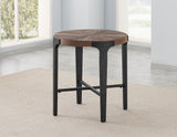 Chevron 22-inch Round End Table from Steve Silver - Luna Furniture