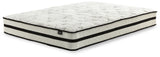 Chime 10 Inch Hybrid Mattress with Adjustable Base in White - PKG010059