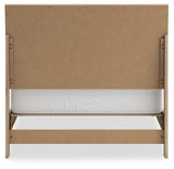 Cielden Full Panel Bed with 2 Nightstands in Two-tone - PKG018926