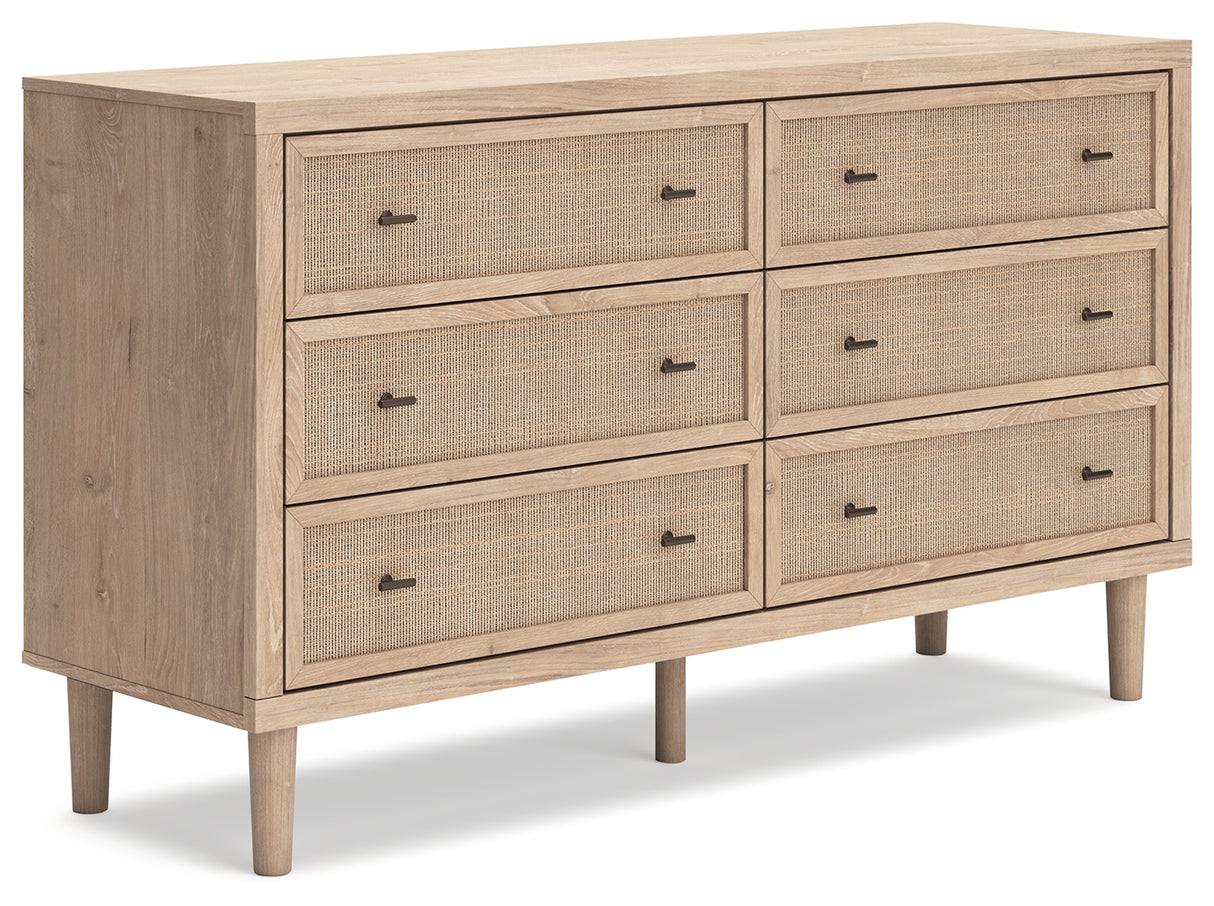 Cielden Full Panel Bed with Dresser and Nightstand in Two-tone from Ashley - Luna Furniture