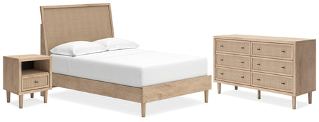 Cielden Full Panel Bed with Dresser and Nightstand in Two-tone from Ashley - Luna Furniture