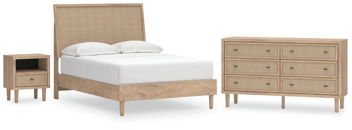 Cielden Full Panel Bed with Dresser and Nightstand in Two-tone from Ashley - Luna Furniture