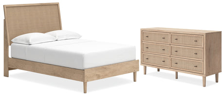 Cielden Full Panel Bed with Dresser in Two-tone from Ashley - Luna Furniture