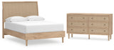 Cielden Full Panel Bed with Dresser in Two-tone from Ashley - Luna Furniture