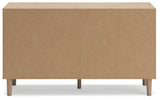 Cielden Full Panel Bed with Dresser in Two-tone - PKG018706