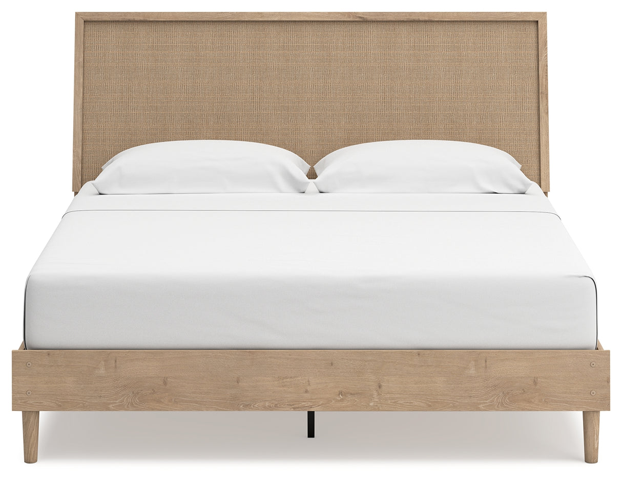 Cielden King Panel Bed with Dresser and 2 Nightstands in Two-tone from Ashley - Luna Furniture