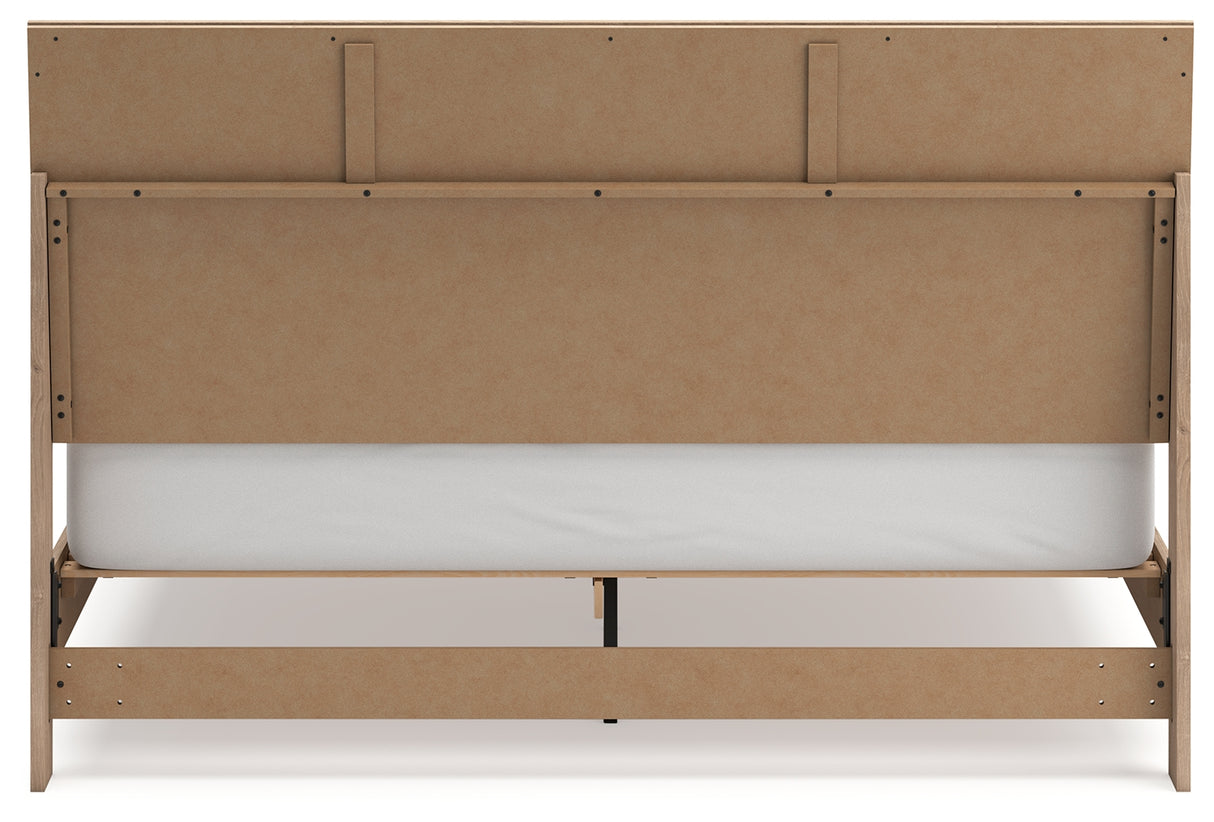 Cielden King Panel Bed with Dresser in Two-tone - PKG018701