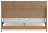 Cielden King Panel Bed with Dresser in Two-tone - PKG018701