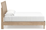 Cielden King Panel Bed with Dresser in Two-tone - PKG018701