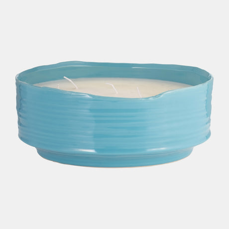 Citronella Candle / Planter 10" Sky 67oz from Sagebrook Home - Luna Furniture