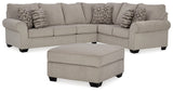 Claireah 3-Piece Sectional with Ottoman in Umber - PKG015822