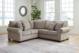 Claireah 3-Piece Sectional with Ottoman in Umber - PKG015822