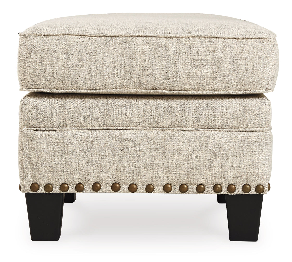 Claredon Chair and Ottoman in Linen from Ashley - Luna Furniture