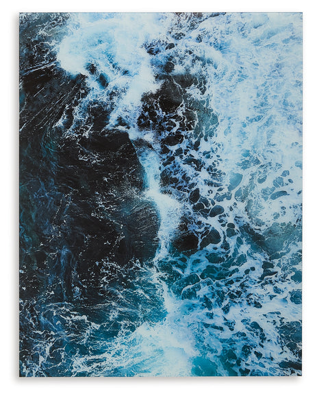 Clemick Turquoise Wall Art - A8000422