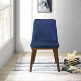 Clove Navy Blue Velvet Dining Chair (Set Of 2) - DCH00402502