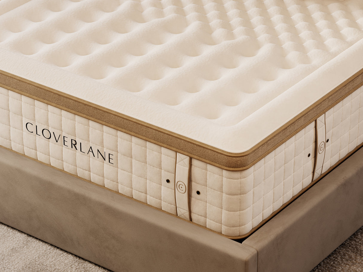 Cloverlane Hybrid Medium White King Mattress from Ashley - Luna Furniture