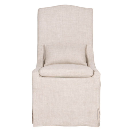Colette Slipcover Dining Chair in Performance Bisque French Linen, Set of 2 - 6419UP.BIS