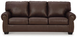 Colleton Sofa, Loveseat and Recliner in Dark Brown - PKG015827