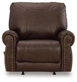 Colleton Sofa, Loveseat and Recliner in Dark Brown - PKG015827