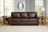 Colleton Sofa, Loveseat and Recliner in Dark Brown - PKG015827