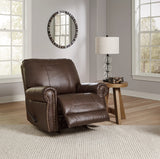 Colleton Sofa, Loveseat and Recliner in Dark Brown - PKG015827