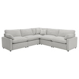 Collins 5-piece Modular Power Reclining Sectional Sofa Grey - 609560P