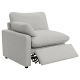 Collins 5-piece Modular Power Reclining Sectional Sofa Grey - 609560P