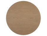 Colvin 36″ Round Castered Coffee Table, Toffee Finish from Steve Silver - Luna Furniture