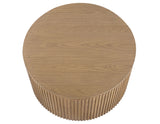 Colvin 36″ Round Castered Coffee Table, Toffee Finish from Steve Silver - Luna Furniture