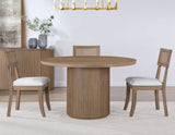 Colvin 5-Piece 52-inch Round Dining Set, Brown from Steve Silver - Luna Furniture