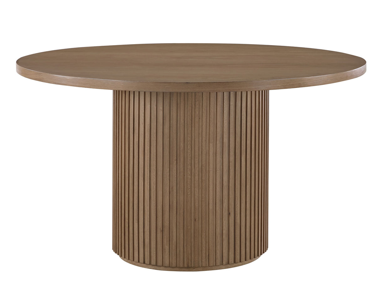 Colvin 52″ Round Dining Table, Toffee finish from Steve Silver - Luna Furniture