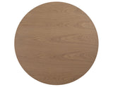 Colvin 52″ Round Dining Table, Toffee finish from Steve Silver - Luna Furniture