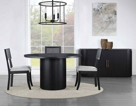 Colvin Server, Black from Steve Silver - Luna Furniture