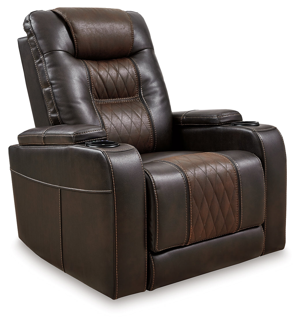 Composer 3-Piece Home Theater Seating in Brown from Ashley - Luna Furniture