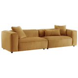 Conner Cognac Corduroy Sofa 110" - SOF02904902