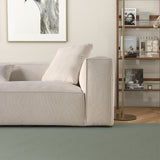 Conner Cream Corduroy Sofa 110" - SOF02904903